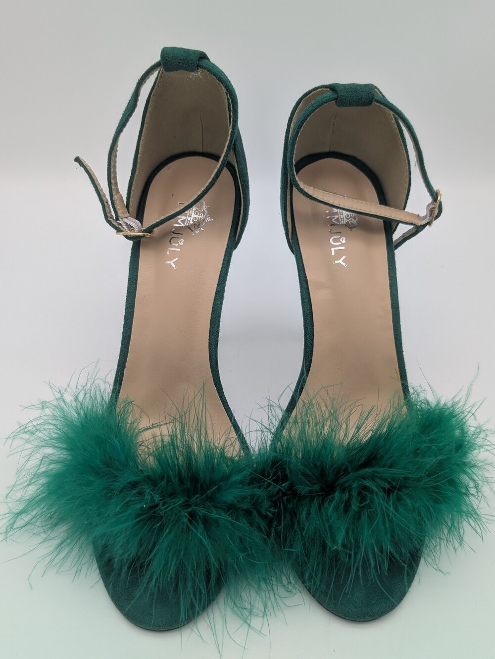 MMJuly Ankle Strap Stiletto Sandals - Euro 42